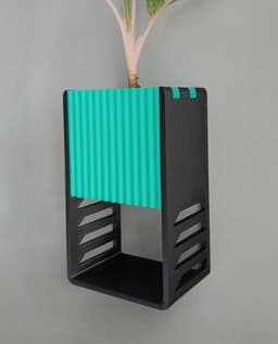 Wall Mounted Planter With Hidden Space Behind 3d model