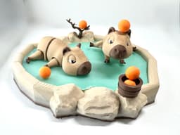 Capybara Flexi and Spa 3d model