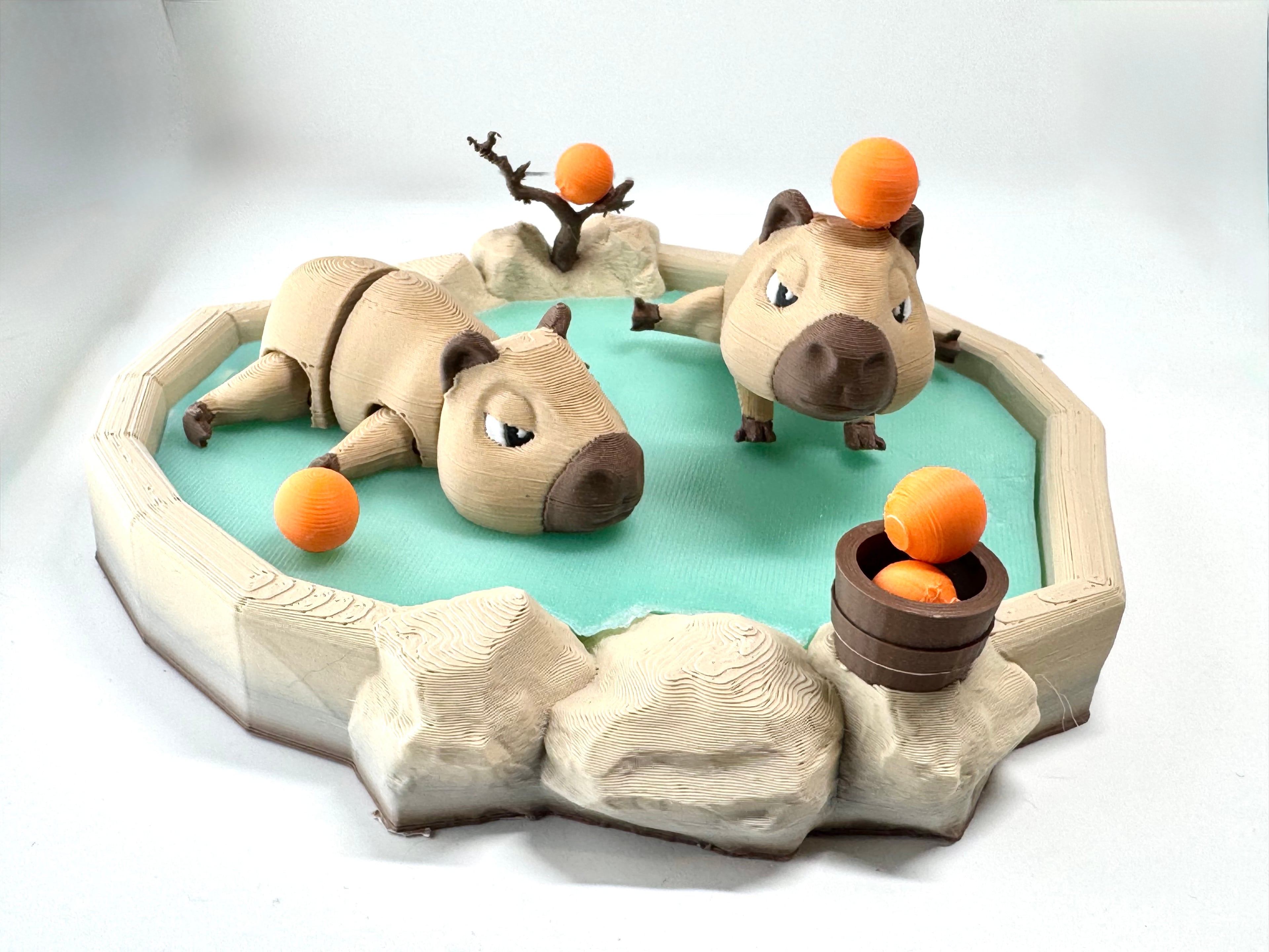 Capybara Flexi and Spa 3d model