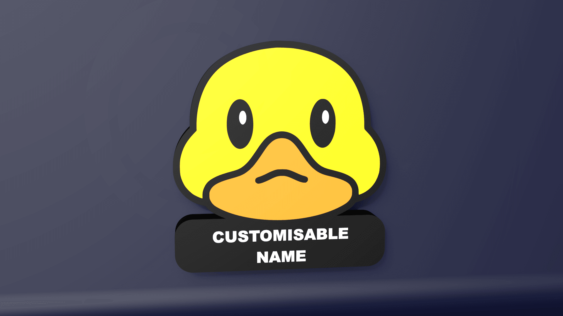 Cute Duck - LED Strip compatible 3d model