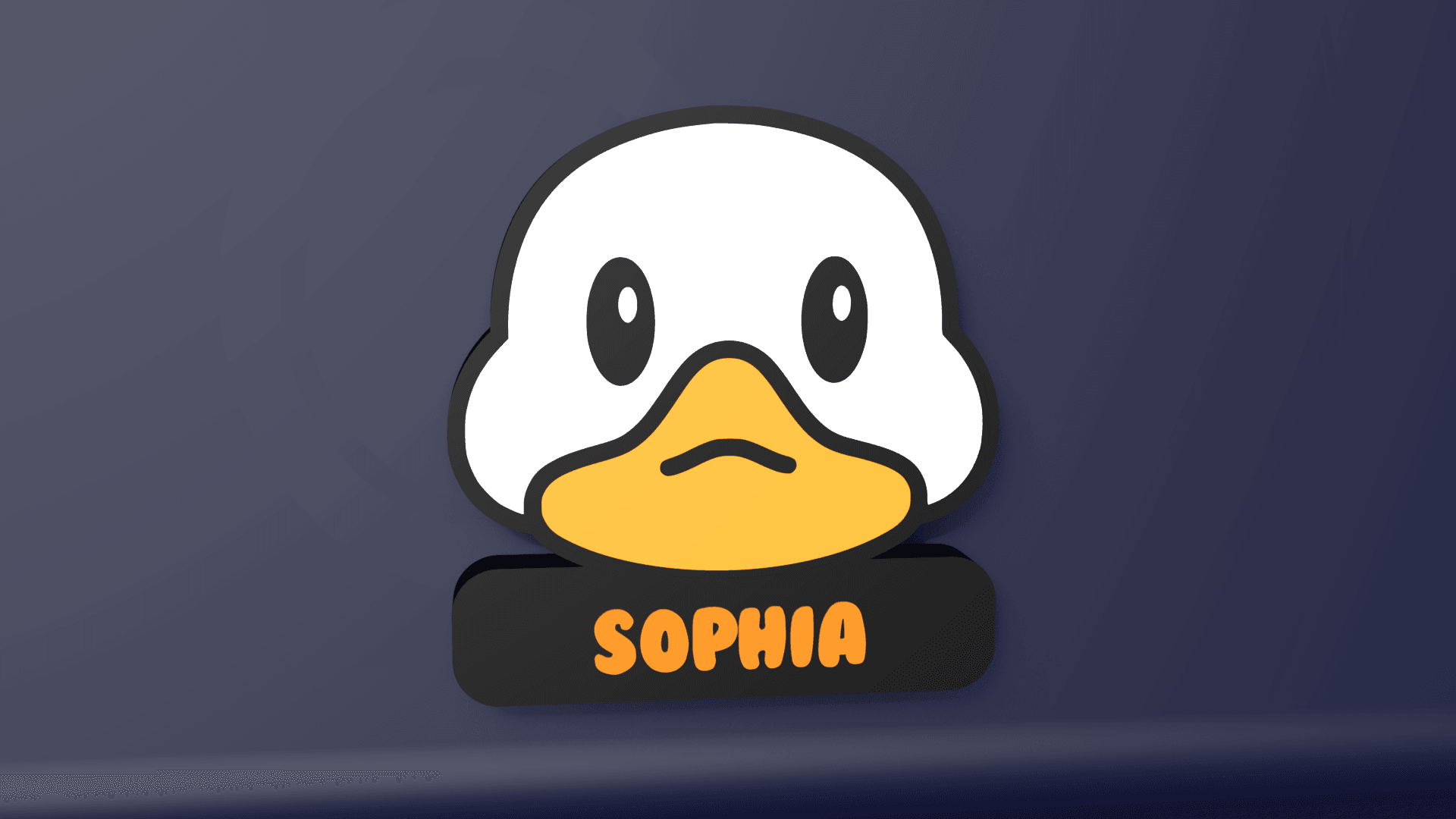 Cute Duck - LED Strip compatible 3d model
