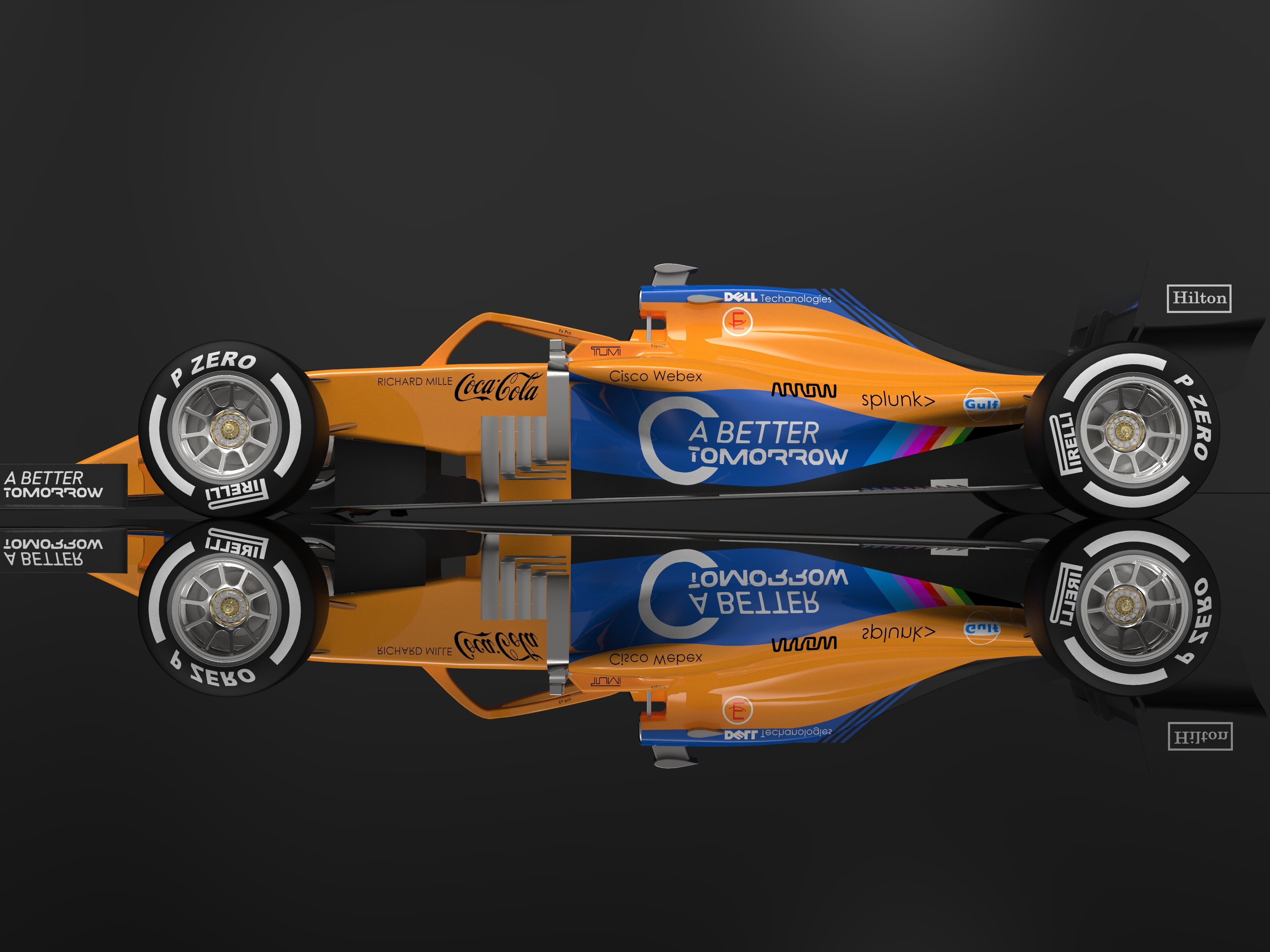 McLaren MCL35 3d model