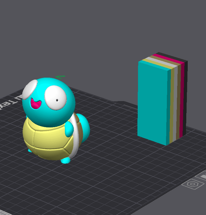 Derpy Squirtle - Pokemon 3d model