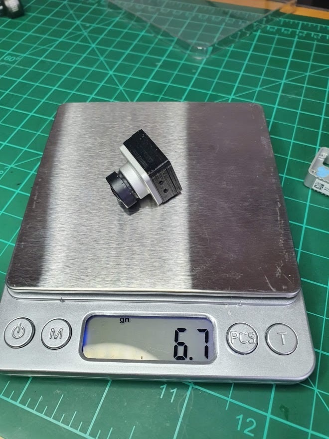 DJI HD Camera weight reduction mod 3d model