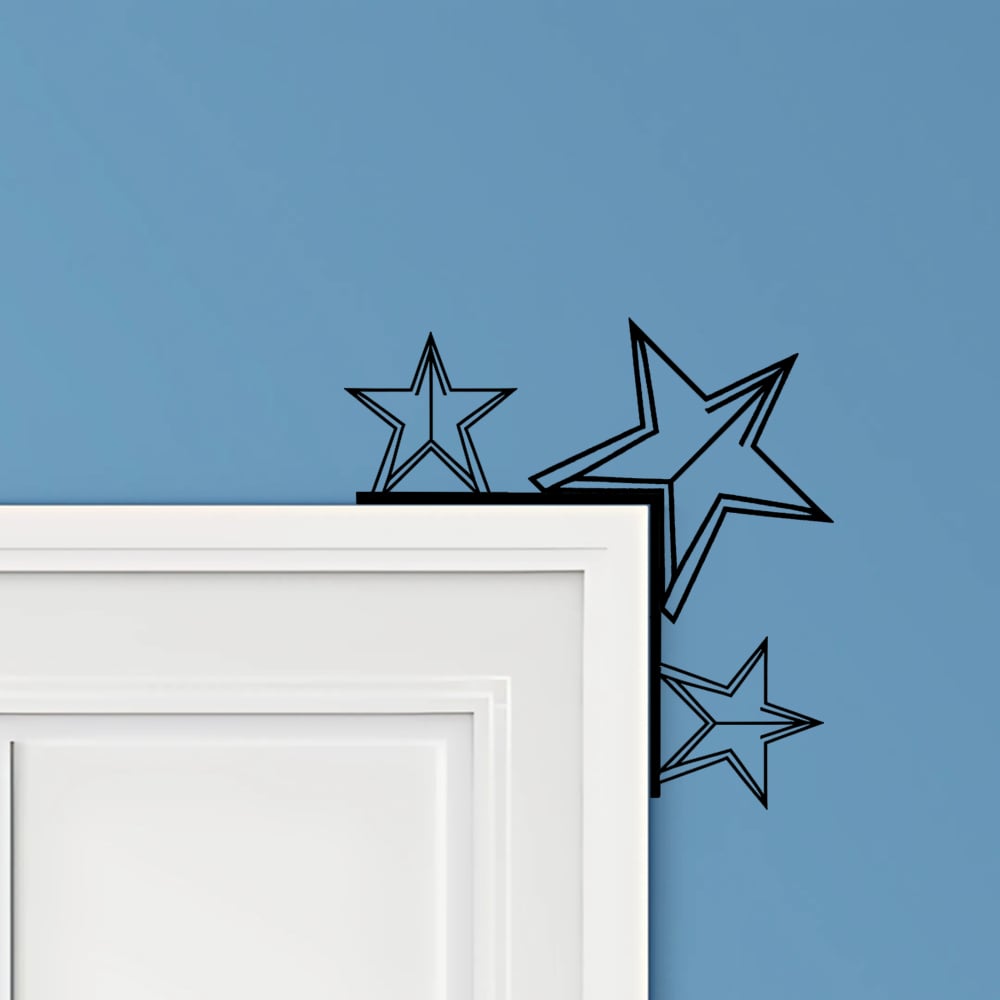 Star Door Corner Decor 3d model