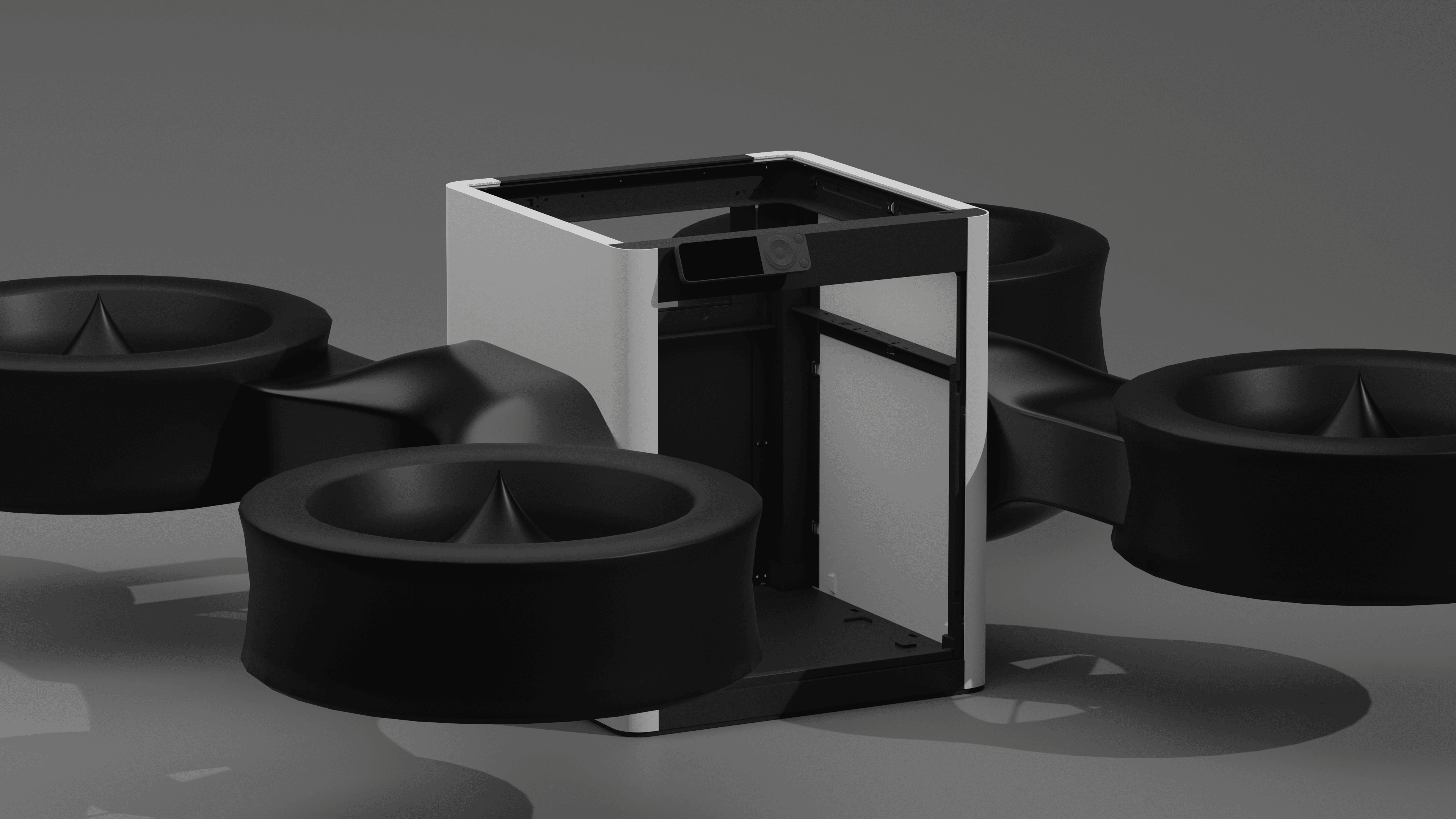 Remix of Bambu Lab P1P Frame #ThangsBambuContest 3d model
