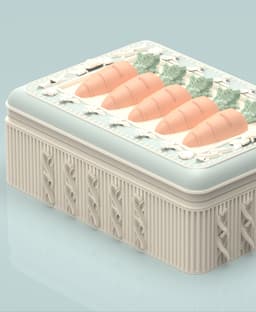 Victorian Easter Carrot Box 3d model