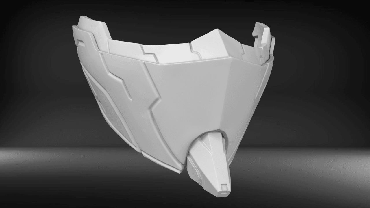 Mecha Mask V1 3d model