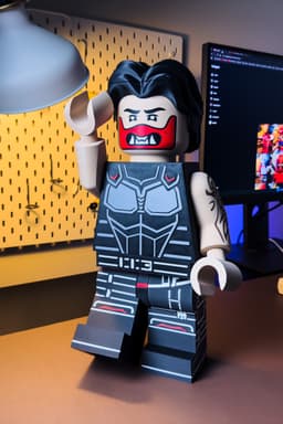 Fortnite Fox Fire Modular Figure 3d model