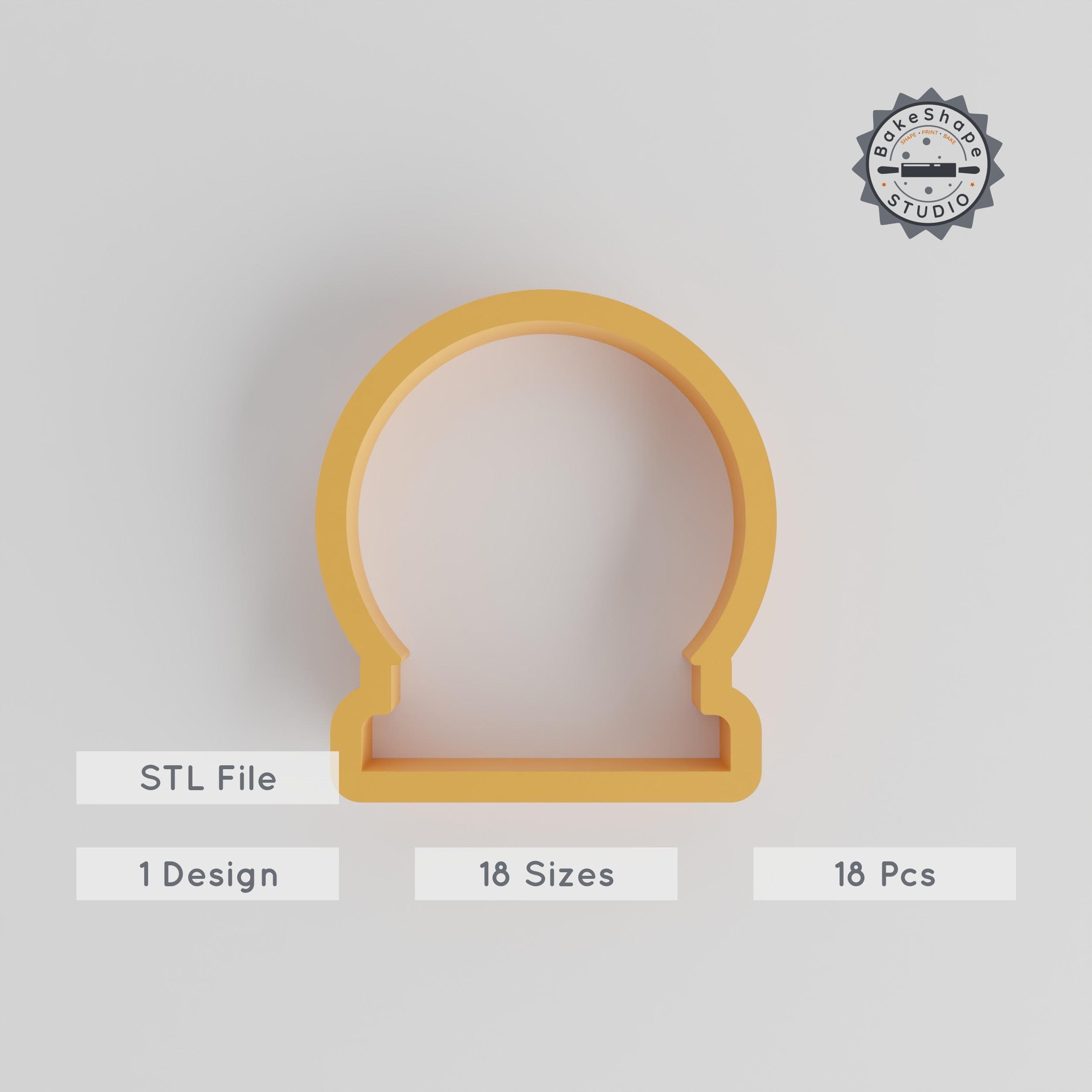 Magic Ball Shape Cutter Set, 18 Pieces, Sizes 0.75"-5.00", Perfect for Cookies, Fondant & Clay PRODUCT_162 3d model
