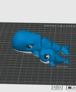 3DL Whales 3d model