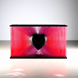 Glowing Heart Strings 3d model