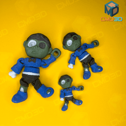 Minizens - Zombie 3d model