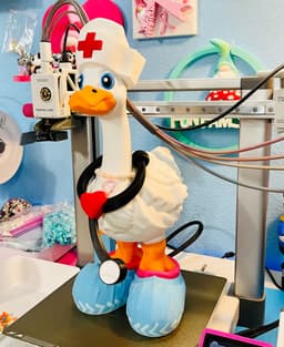 Nurse Goose Gear Outfit for Porch Goose 3d model