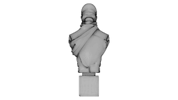 Cracked Marble Bust 3d model