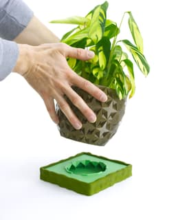 Moss Dish/Frame for 140mm Chunky Block Drip Tray 3d model