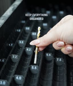 Bitfinity β Infinitely Expandable Drill Bit Storage System 3d model