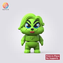 Flexi Female Grinch 3d model