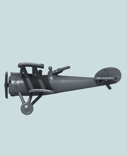 1:144 Hanriot H.D.3 3d model