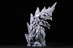 Stone Dragon bust (Pre-Supported) 3d model