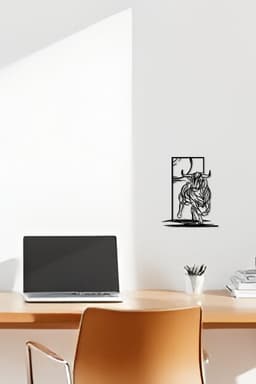 Bull Wall Art, Wall Decor, Home Decor 3d model