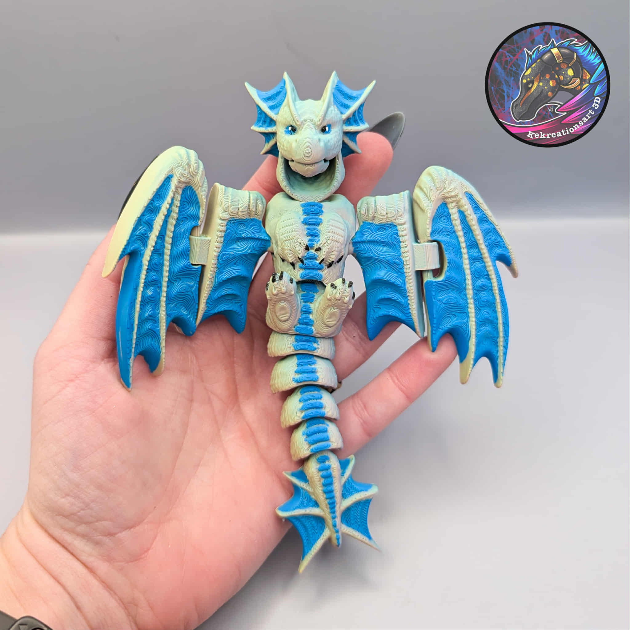 flexi chompy dragon 3d model