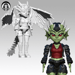 Dragon Doll 3d model