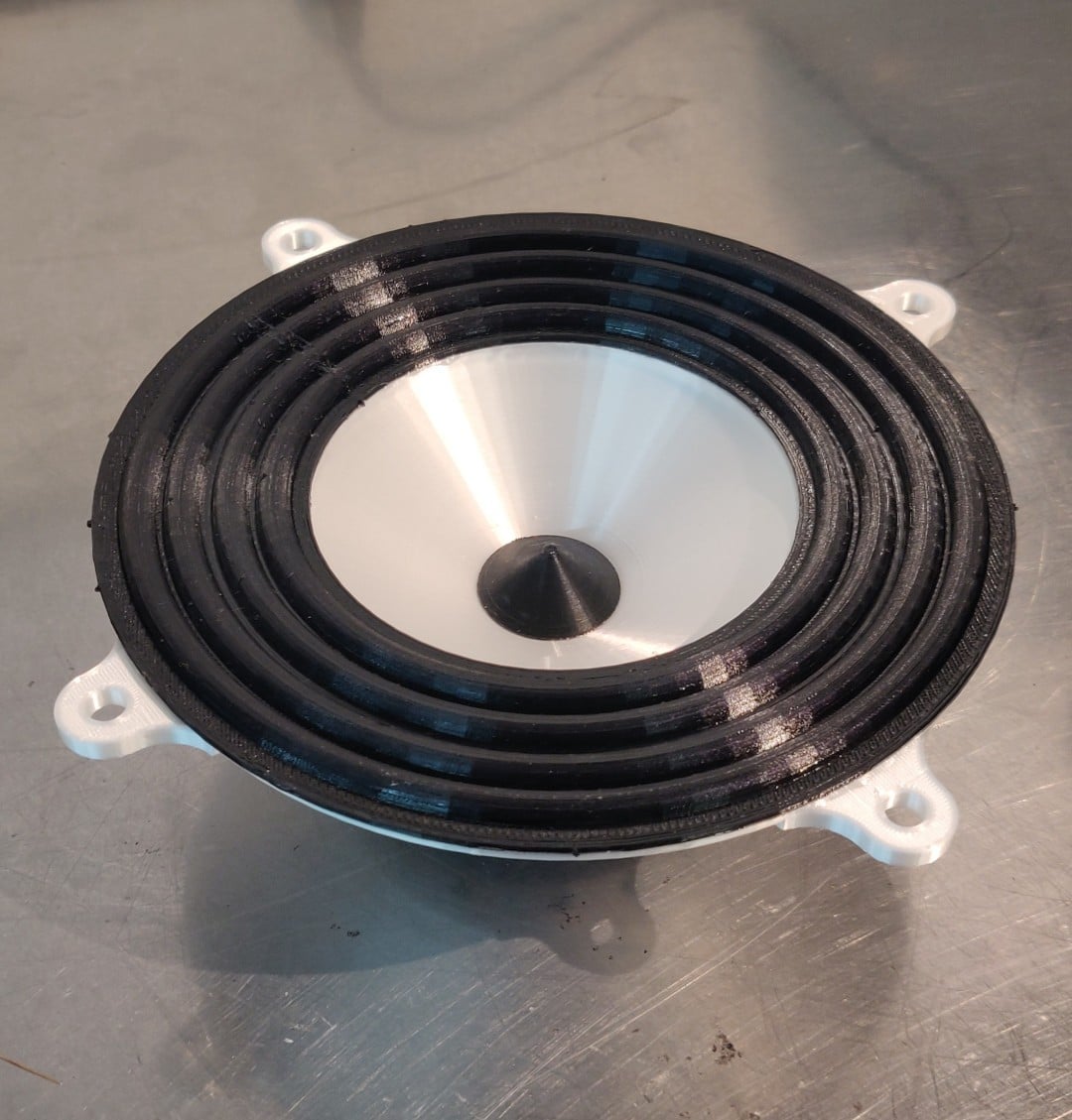 Printed Speaker Driver - Finished Assembly - 3d model