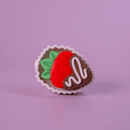 Strawberry in Chocolate with Strips Clicker 3d model
