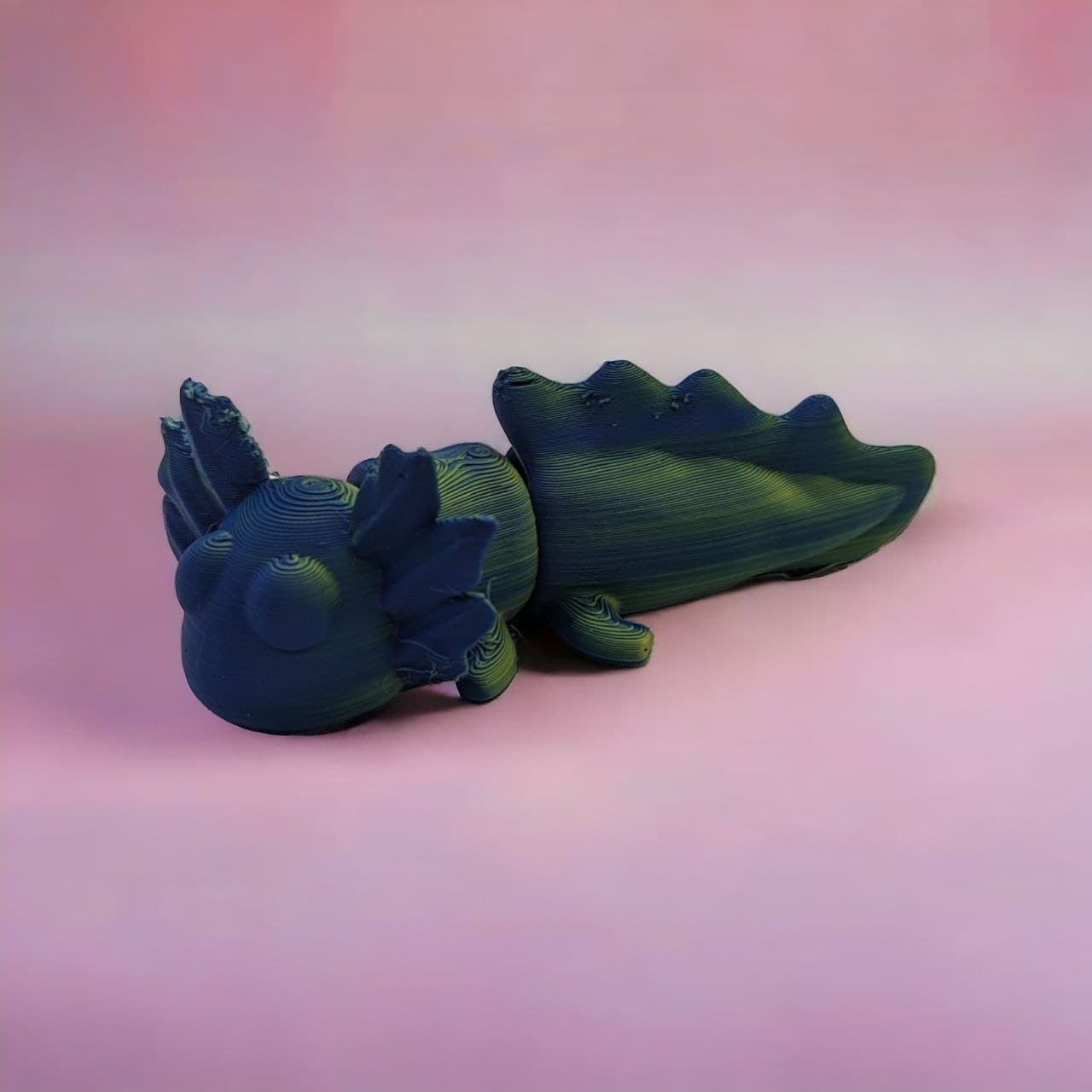 Cute Flexi Axolotl - MAXolotl 3d model