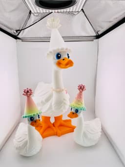 Party Hat Set Goose Gear for Porch Goose 3d model
