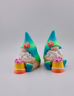 Beach Vibe Gnome -Sand Pail 3d model