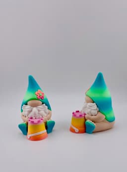Beach Vibe Gnome -Sand Pail 3d model