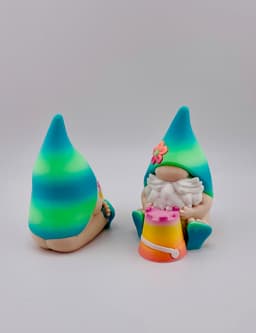 Beach Vibe Gnome -Sand Pail 3d model