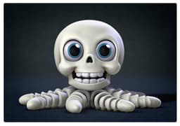 Flexi Skelly Octopus 3d model