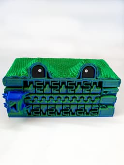 Monster Box With Working Zipper 3d model
