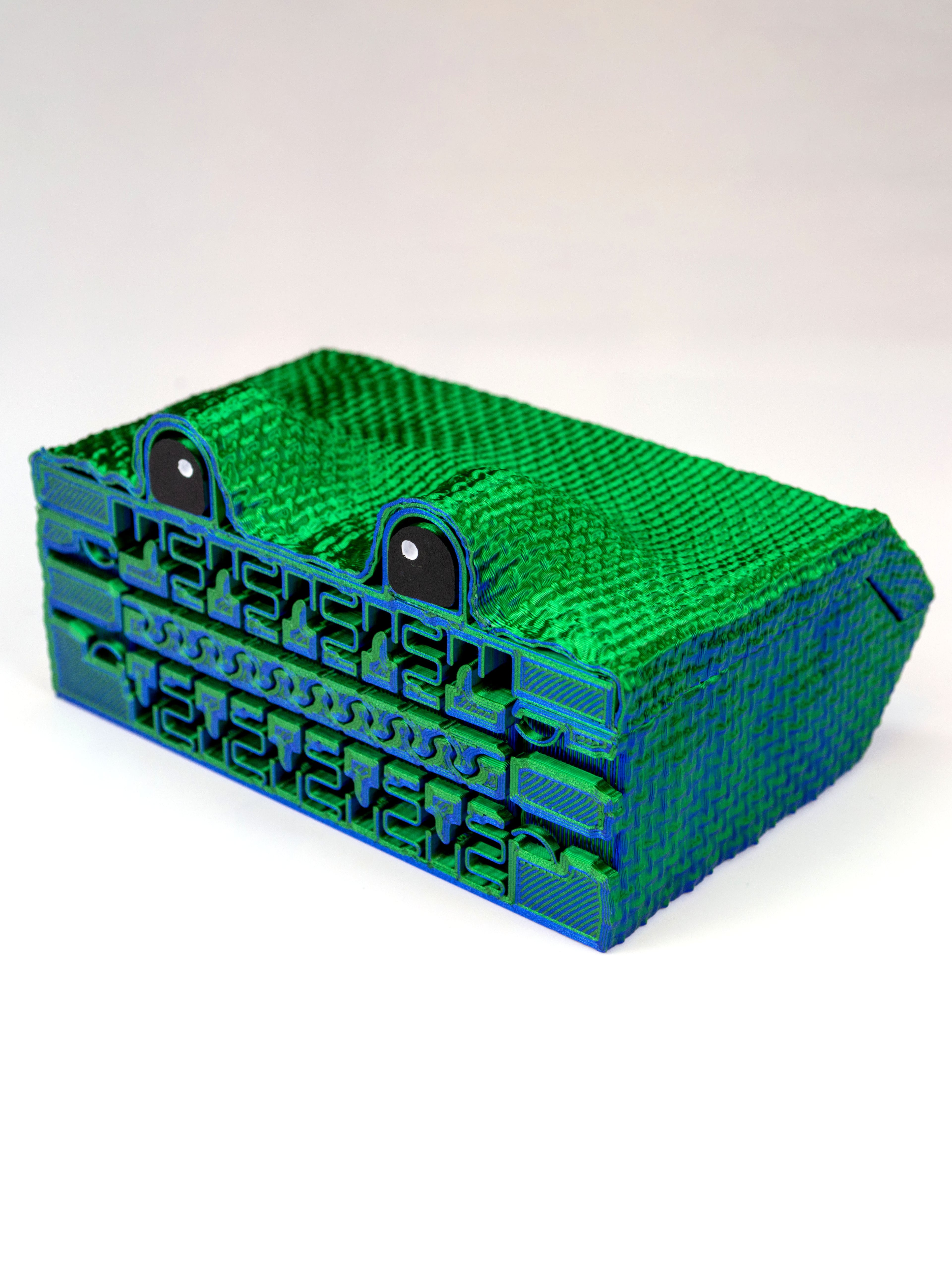 Monster Box With Working Zipper 3d model