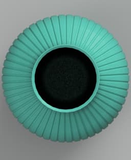 Vertical Patterned Vase 3d model