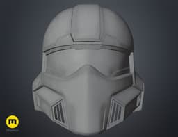 Helldivers 2 B-01 Helmet 3d model