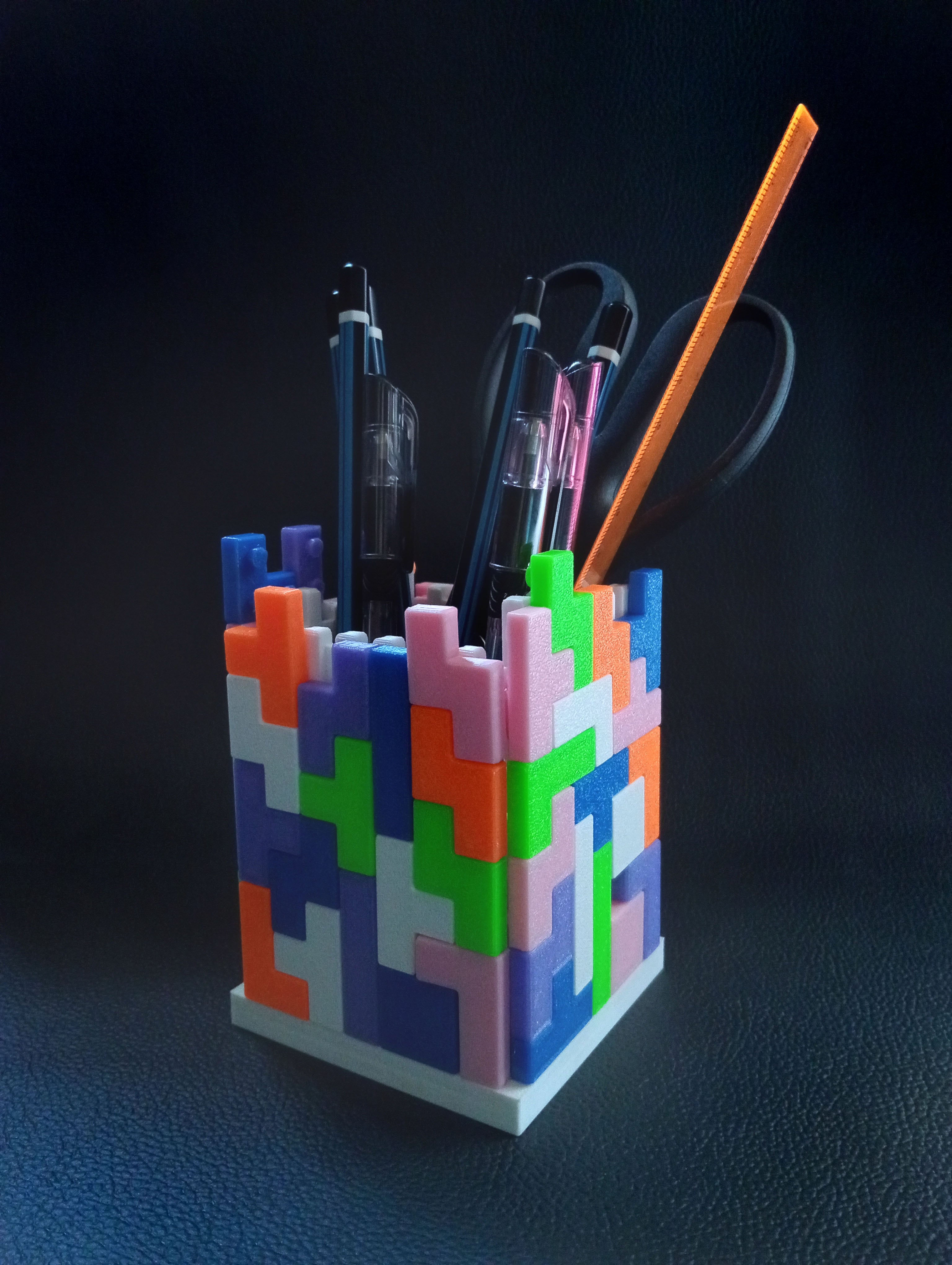 Tetris Desk Organizer 3d model
