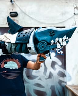 Arcane – Jinx Fishbones rocket launcher 3d model