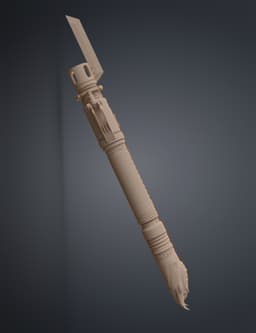 Justice Lightsaber - Jedi Survivor 3d model