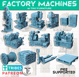 Factory Machines 3d model