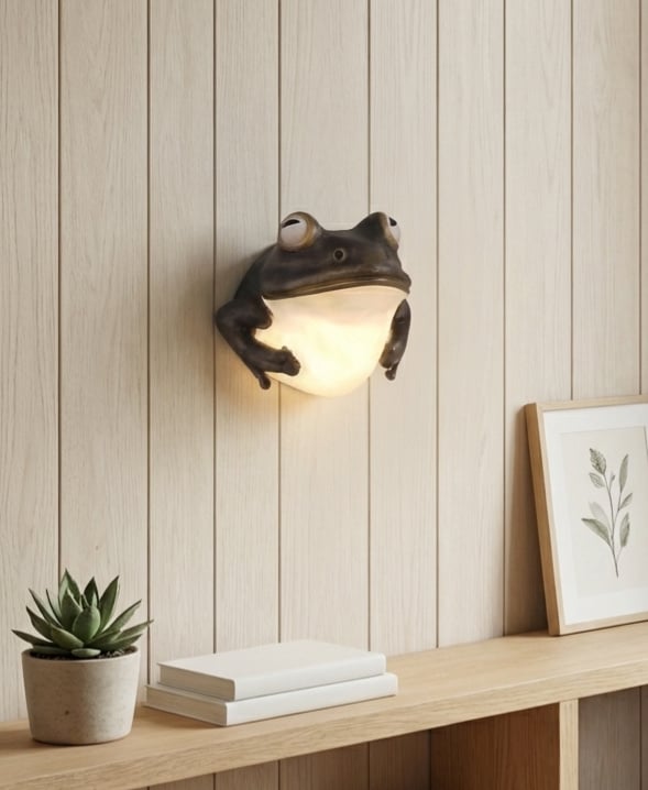 Frog Wall Night Lamp 3d model