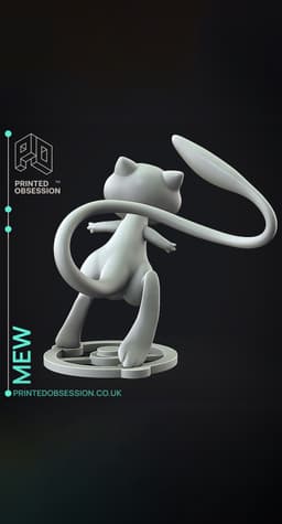 Mew - Pokemon - Fan Art 3d model