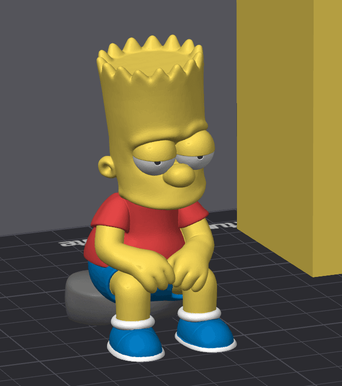 Sad Bart: Melancholy 3d model