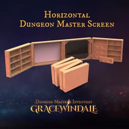 Horizontal DM Screen 3d model