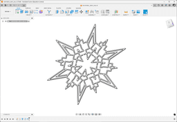 Rammstein christmas star variants 3d model