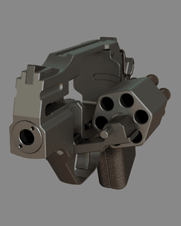 Chiappa Rhino 20DS - High-Detail 3D Printable Replica 3d model
