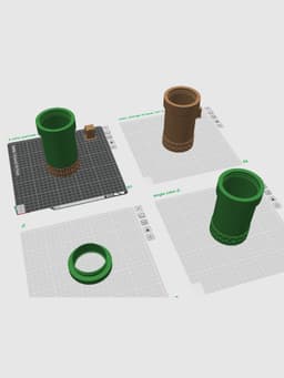 Warp Pipe Koozie - 500ml 3d model
